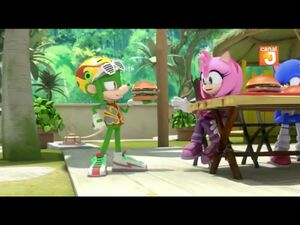 Swifty winning the heart of Amy Rose