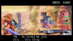 Blade decides to redeem, before dying...