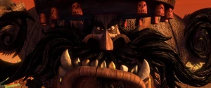 Chakal standing up to Joaquín.