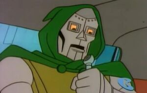 Doctor Doom in the 60s Fantastic Four animated series.