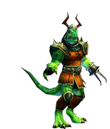 General Scales, leader of the SharpClaw Tribe.