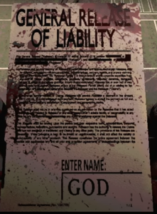 God's General Release of Liability Form