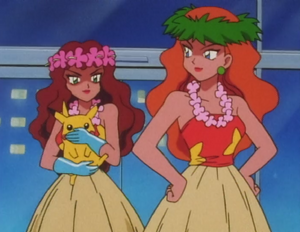 Team Rocket disguises as Aloha forms