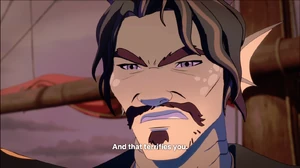 Finnegrin angry at Callum for confirming his worst fear.