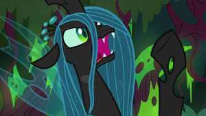 Queen Chrysalis still swearing revenge on Twilight Sparkle and her friends.