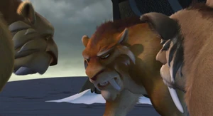 "No one touches the mammoth until I get that baby!"