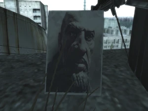 A photo of Zakhaev being used by Lt. Price to identify him.