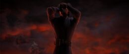 Anakin shown terrible visions of his future.