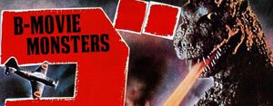 Godzilla on the banner of the B-Movie Monsters blog, a part of 'The Fear Mythos.