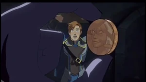 Runaan turned into a coin by Viren.