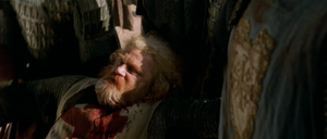 Raynald's death.png (256 KB) Raynald after having his throat slit by Saladin.