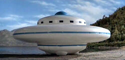 An Xilien UFO in Invasion of Astro-Monster