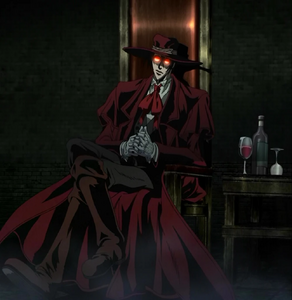 Alucard returns by teleporting between London's bell towers to gong the  second round : r/Hellsing