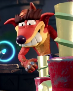 Fake Crash in Skylanders: Imaginators.