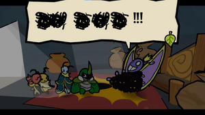 The False Monarch's true form revealed.