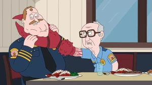 Hopson Crab Claws Randall.png (1.44 MB) Hopson strangling Randall Crawford with his mutated lobster claw.