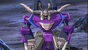 Sideways feigning allegiance to Megatron.