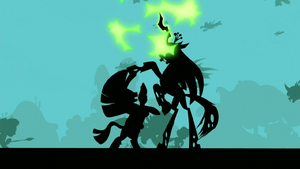 Zecora vs Queen Chrysalis.