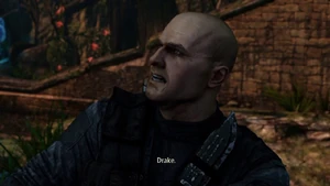 Zoran Lazarević after drinking the Immortality Resin that regenerates his old wounds.