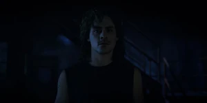 Billy watching the Mind Flayer possess Heather.