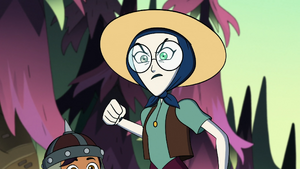 Lilith fixing to punch Philip for trying to sacrifice them to the beast.
