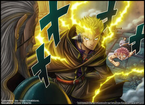 Hades vs. Laxus.