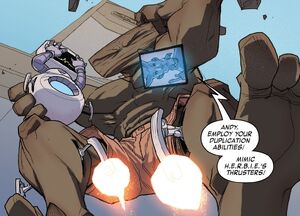 Awesome Android (Earth-616), Highly Engineered Robot Built for Interdimensional Exploration (Earth-616) and Samuel Saxon (Earth-616) from Iron Man 2020 Vol 2 3 001