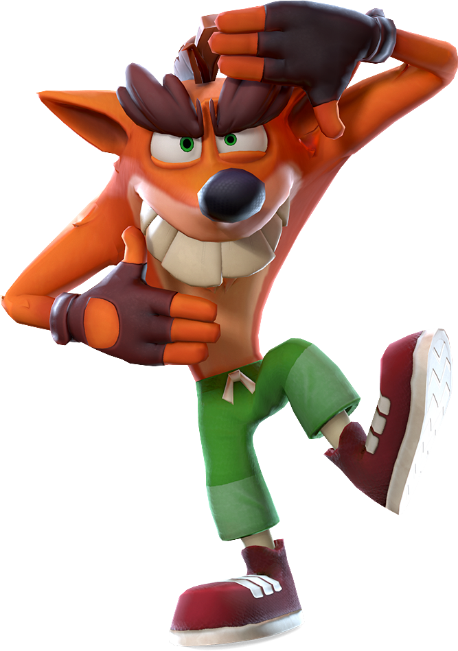 fake crash bandicoot