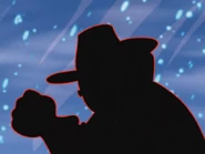 Jimmy in silhouette.
