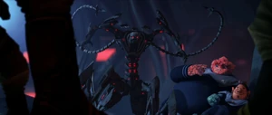 Drednok prepares to fight against the Unwanted.