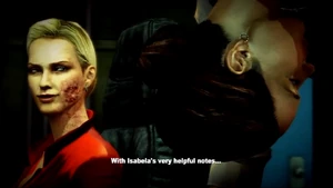 Mallon telling Frank and Chuck about Isabela.