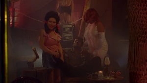 Charlie with strippers