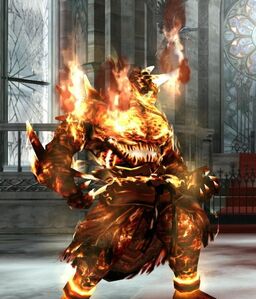 Jinpachi's Fire Demon Form