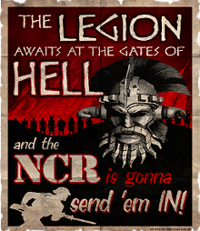 Lanius on an NCR propaganda poster.