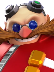 Dr. Eggman's evil grin