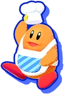 Chef Kawasaki in Kirby Star Allies.