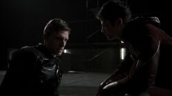 Barry confronts Hunter