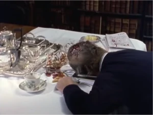 The corpse of Matthew Copley-Barnes.