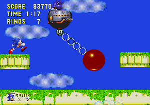 Mecha Sonic fight Sonic.