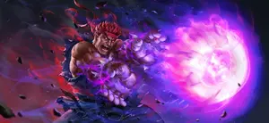 Evil Ryu, as he appears in TEPPEN.