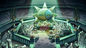 A shrine to the Huntsman created by Bill.