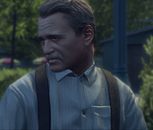 An older Tommy in the Mafia II mission "Stairway to Heaven".