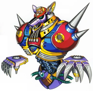 Sigma's final form (Wolf Sigma) in Megaman X.