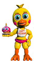 Toy Chica in FNAF World as a hero.