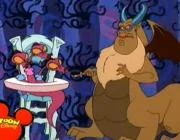 A baby Hydra and it's mother Echidna in "Hercules and The Parent Weekend".