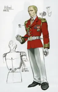 Official concept art of Alfred Ashford.