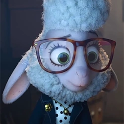 Dawn Bellwether is an Anthropomorphic villain.