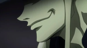 Meruem's sadistic grin