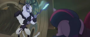 Storm King’s mocking laugh.jpeg (97 KB) The Storm King taunting Twilight for saving Tempest as he laughs at her right doing.