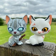 Jayfeather and Blackstar figures